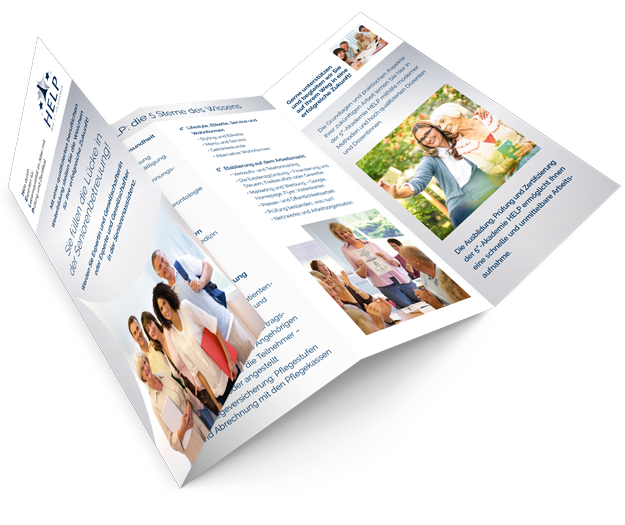 HELP_Flyer-Seminarteilnehmer_DIN-lang_8-Seiter_16-07_Ansicht-3D-white Akademie HELP – die Sterne-Ausbildung: unser Prospekt für Sie